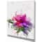 Designart - Purple Peony Sketch - Flowers Canvas Wall Artwork